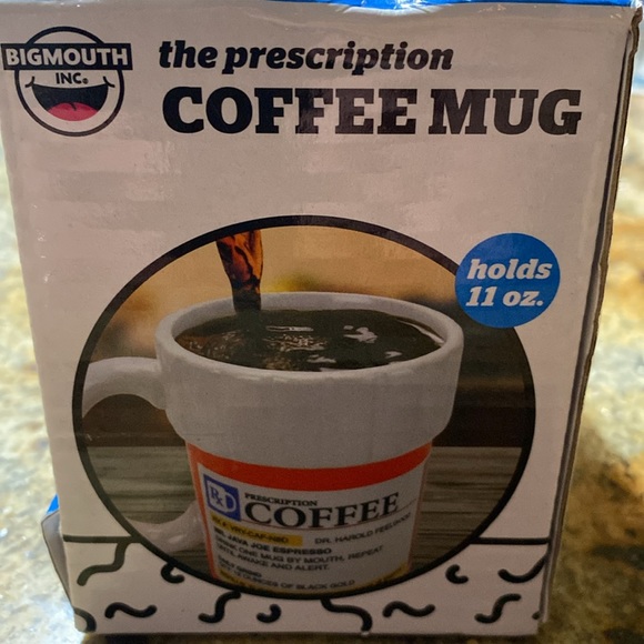 NIB Coffee mug Rx prescription 11oz ceramic bill bottle - Picture 7 of 7